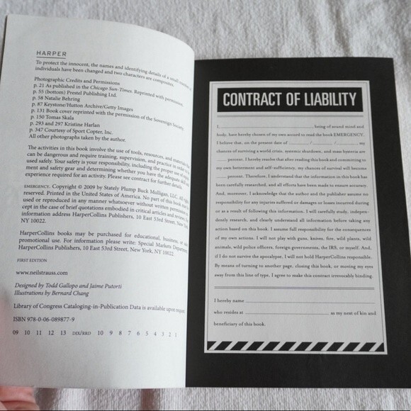 Neil Strauss Emergency This Book Will Save Your Life - Picture 4 of 7